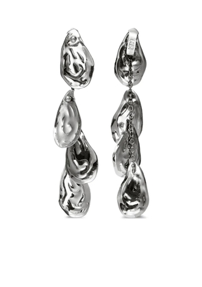 KOROBEYNIKOV droplet chain earrings - Silver