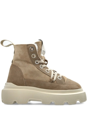 Inuikii Matilda lace-up platform boots - Neutrals