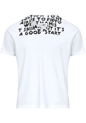 MM6 Maison Margiela printed T-shirt - White