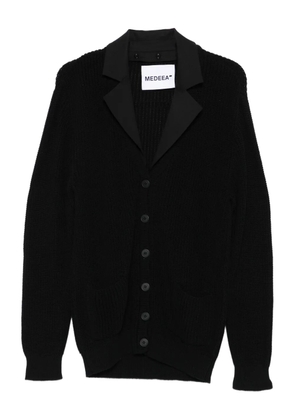 MEDEEA notch-lapels cardigan - Black