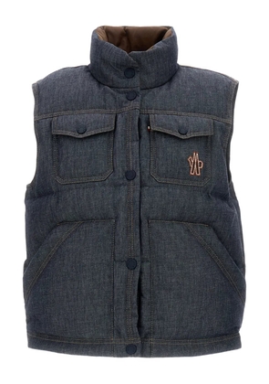 Moncler Grenoble Knysna pocketed high-collar gilet - Blue