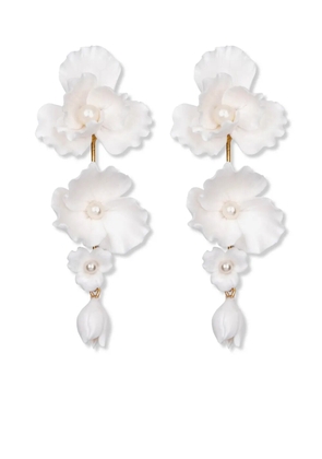 Jennifer Behr Mariam earrings - White