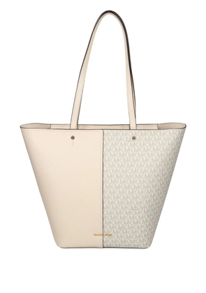 Michael Michael Kors monogram panel tote bag - Neutrals
