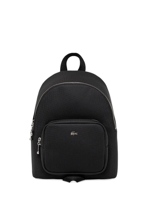 Lacoste logo-patch backpack - Black