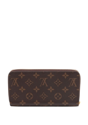 Louis Vuitton Pre-Owned 2021-2025 Monogram Zippy Wallet long wallets - Brown