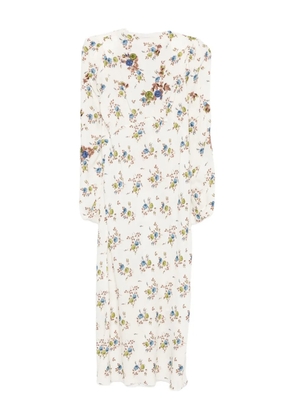 Nº21 Kleid floral-print midi dress - White