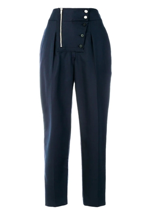 Calvin Klein high waisted trousers - Blue