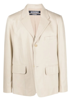 Jacquemus single-breasted blazer - Neutrals