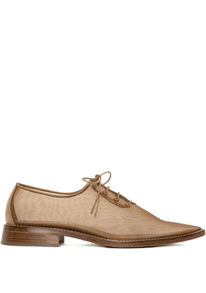Victoria Beckham mesh oxfords - Neutrals