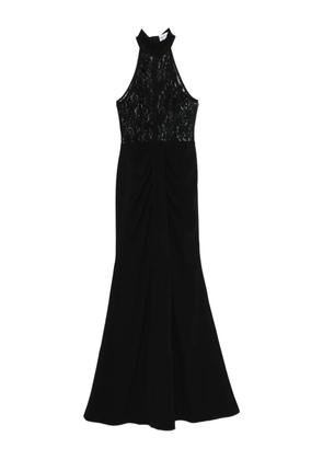 Rebecca Vallance Dixie halterneck gown - Black