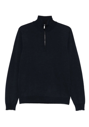 Incotex half-zip sweater - Black
