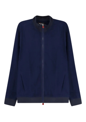 Kiton zip fastening sweater - Blue