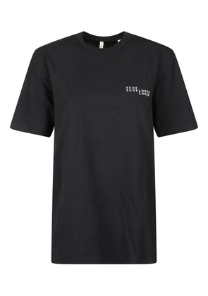 Sunflower logo-print T-shirt - Black