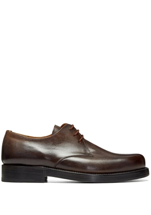 Junya Watanabe MAN leather derby shoes - Brown
