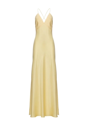 IL VOLO Muse spaghetti-strap maxi dress - Yellow