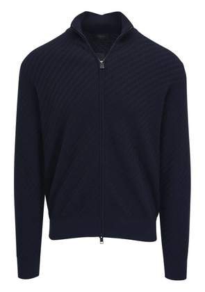 Brioni zipped cardigan - Blue