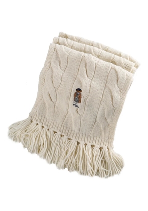 Polo Ralph Lauren cable-knit scarf - Neutrals