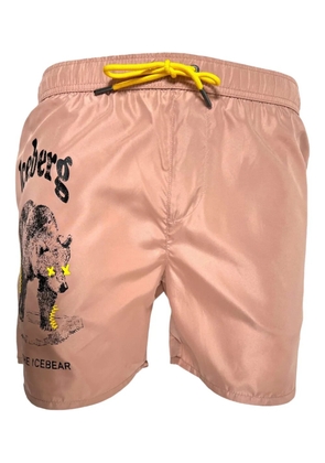 Iceberg graphic-print swim shorts - Neutrals