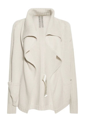 Rick Owens shawl cardigan - Neutrals