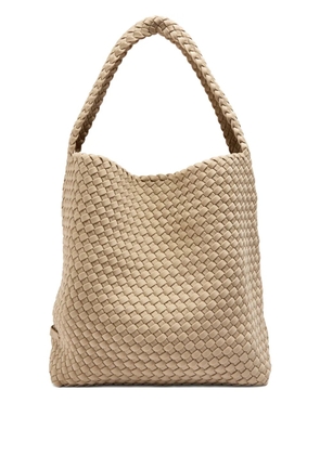 NAGHEDI medium Nomad woven design shoulder bag - Neutrals
