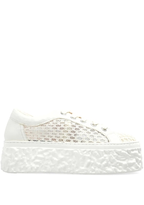 AGL panelled sneakers - White