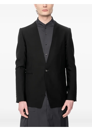 Devoa single-breasted wool-mohair dinner jacket - Black