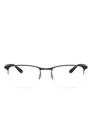 Ray-Ban half-rim design glasses - Black