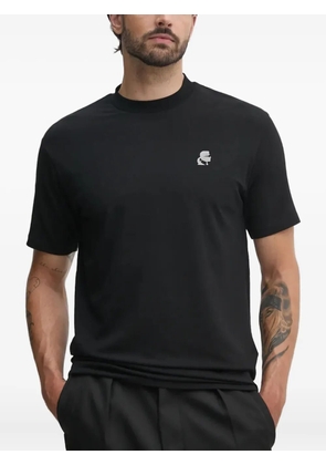 Karl Lagerfeld logo-detail T-shirt - Black