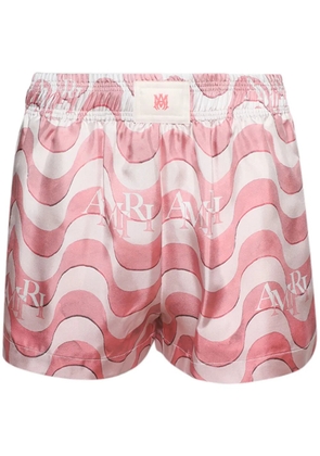 AMIRI Staggered Wave shorts - Pink
