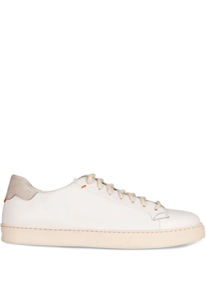 Doucal's leather sneakers - White