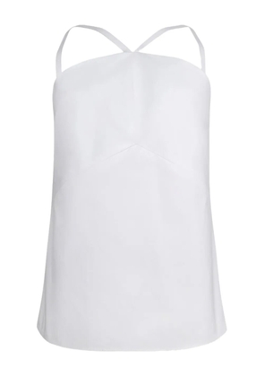 Rosie Assoulin cross-strap top - White