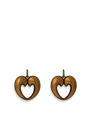 ETRO Paisley Heart earrings - Brown