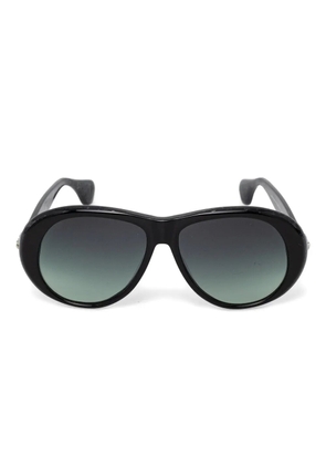 Vivienne Westwood orb-embellished round-frame sunglasses - Black