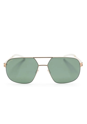 Mykita Angus pilot-frame sunglasses - Gold