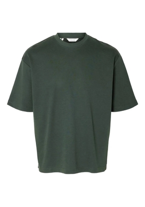 SELECTED crew-neck T-shirt - Green