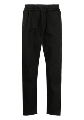 Iceberg elasticated-waist cotton-blend track trousers - Black