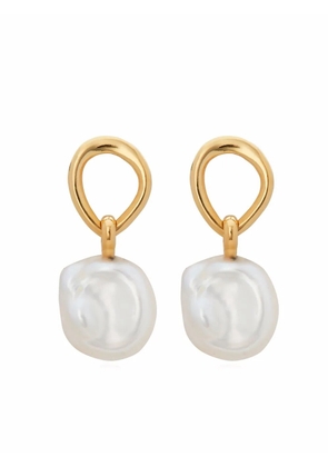 Monica Vinader Nura Keshi Pearl drop earrings - Gold