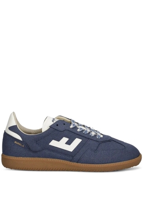 Flamingos logo-detail suede sneakers - Blue
