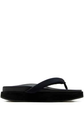 ONWUAD Cuda padded-thong sandals - Black