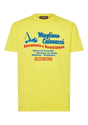 DSQUARED2 x Magliano printed T-shirt - Yellow