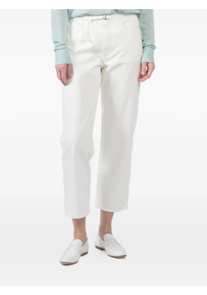 Xirena belted cropped trousers - White