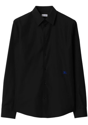 Burberry EKD-embroidered cotton shirt - Black