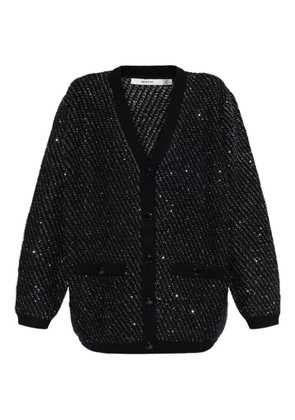 Gestuz button pocket cardigan - Black