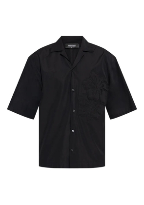 DSQUARED2 embroidered-motif shirt - Black