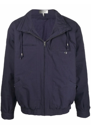 MARANT high-neck zip-up jacket - Blue