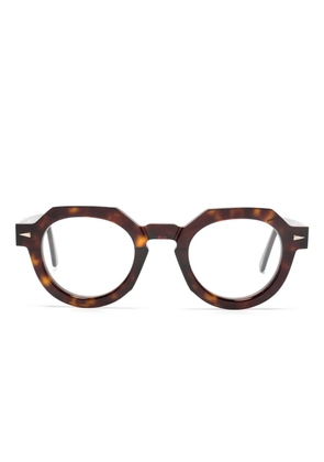Ahlem Petits Champs round-frame glasses - Brown