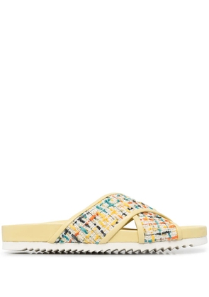 Madison.Maison crossover strap sandals - Yellow