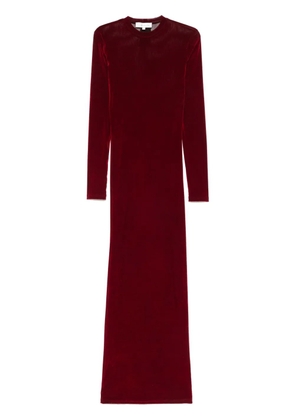 Ludovic de Saint Sernin velvet maxi dress - Red