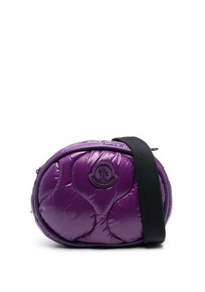 Moncler Delilah quilted cross body bag - Purple