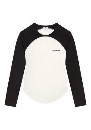 Courrèges Circle Contrast T-shirt - Neutrals